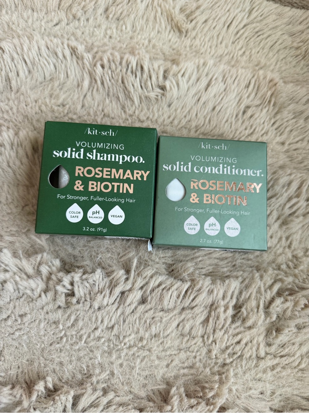 Kitsch Rosemary & Biotin Volumizing Solid Shampoo & Conditioner